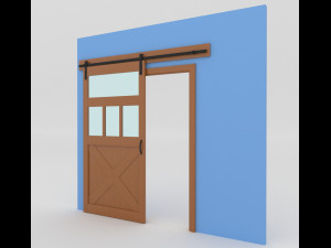 barn door 3D Модель