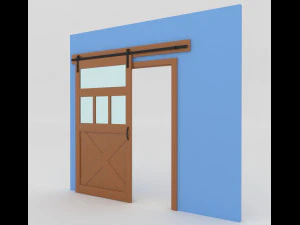 barn door 3D Model