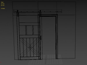barn door 3D Модель
