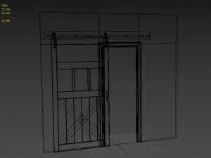 barn door 3D Модель