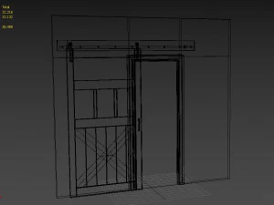 barn door 3D Model