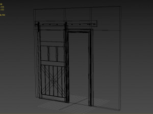 barn door 3D Модель