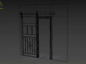 barn door 3D Model