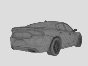 dodge charger 2015 3D Модель