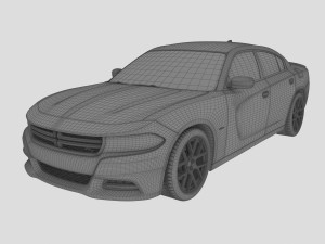 dodge charger 2015 3D Модель