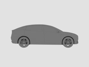 tesla x prototype 2012 3D Модель