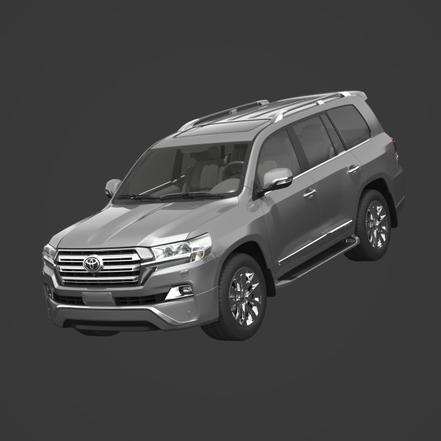 toyota land cruiser vxr 2016 3D Модель .c4d .max .obj .3ds .fbx .stl .blend 