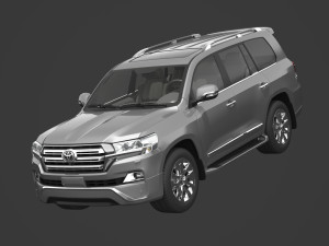 toyota land cruiser vxr 2016 3D Модель