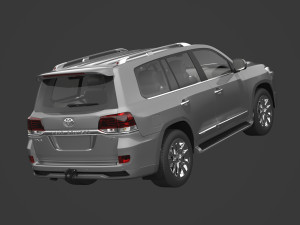 toyota land cruiser vxr 2016 3D Модель
