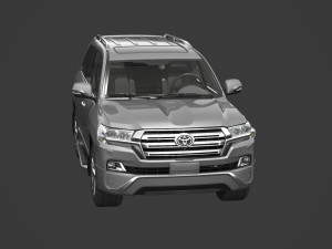 toyota land cruiser vxr 2016 3D Модель