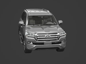 toyota land cruiser vxr 2016 3D Model