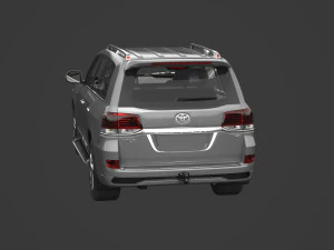 toyota land cruiser vxr 2016 3D Model