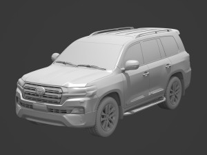 toyota land cruiser vxr 2016 3D Модель