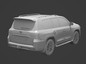 toyota land cruiser vxr 2016 3D Модель