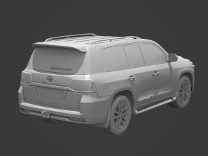 toyota land cruiser vxr 2016 3D Model