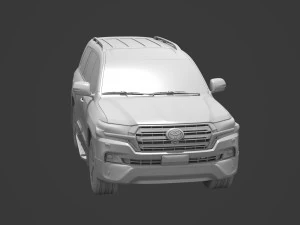 toyota land cruiser vxr 2016 3D Model