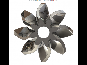 bevel gear Modelo 3D
