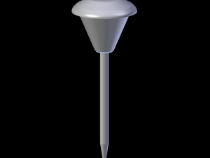 garden solar battery lamp 3D Model