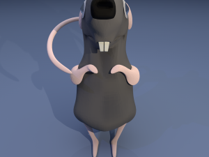 cute rat Modelo 3D