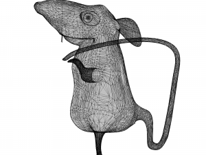 cute rat Modelo 3D