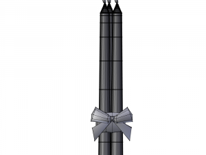 christmas candle set 3D 모델