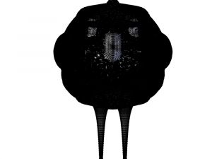 toy fur bird 3Dモデル