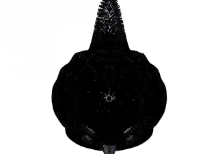 toy fur bird 3D Model