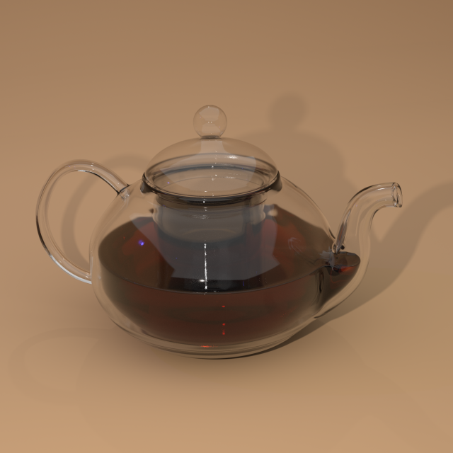 glass kettle with cap and teapot 3D Model .c4d .max .obj .3ds .fbx .stl .blend 