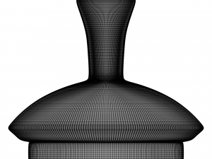 glass kettle with cap 3D Модель