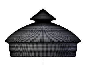 glass kettle with cap 3D Model