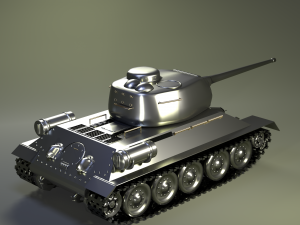 tank t-34-85 3D-Modell