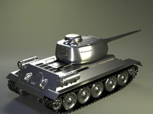 tank t-34-85 3D Model