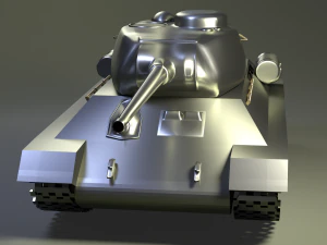 tank t-34-85 3D Model
