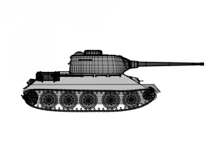 tank t-34-85 3D Model