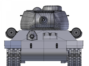 tank t-34-85 3D-Modell