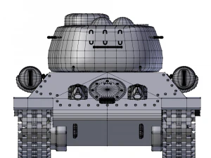 tank t-34-85 3D Model