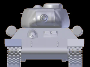 tank t-34-85 3D Model