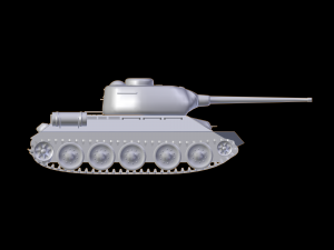 tank t-34-85 3D-Modell