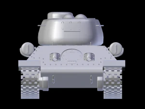 tank t-34-85 3D Model