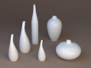 porcelain vases Modelo 3D