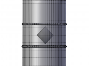 barrel oil Modello 3D
