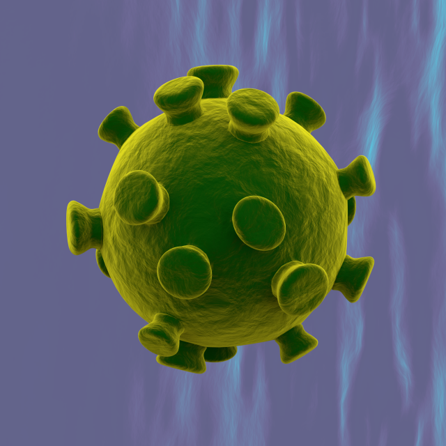 coronavirus cnn 2019-ncov 3D Model .c4d .max .obj .3ds .fbx .stl .blend 