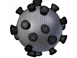 coronavirus cnn 2019-ncov 3D Model