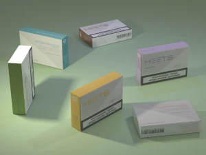 packs of heets sticks 3D Model