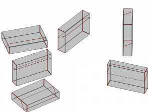 packs of heets sticks 3Dモデル