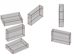 packs of heets sticks 3D Model
