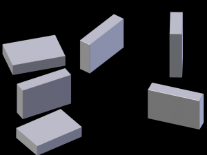 packs of heets sticks 3Dモデル