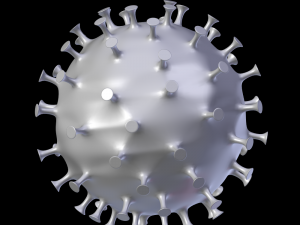 angry coronavirus 3D 模型