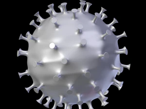angry coronavirus 3D Model