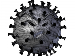 angry coronavirus 3D 模型
